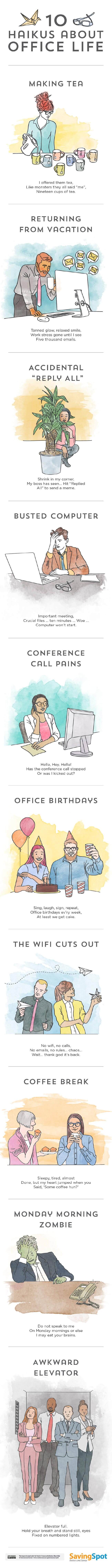 Image titled 10 haikus about office life