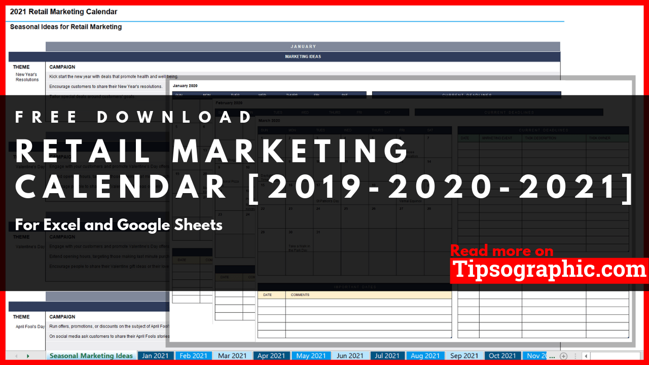 Featured image of post Excel Spreadsheet Calendar 2021 Excel Free Download : Free 2021 excel calendars templates.