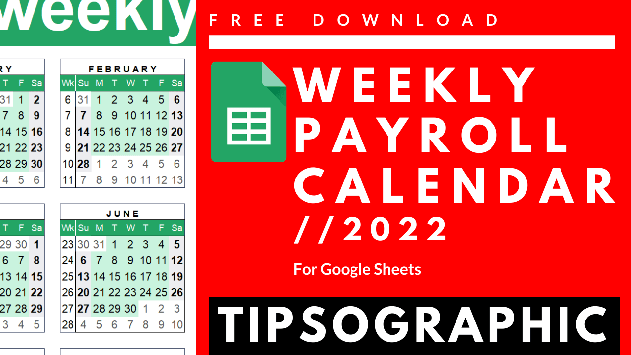 Ccsf Calendar 2022 Free Download > Download The 2022 Weekly Payroll Calendar