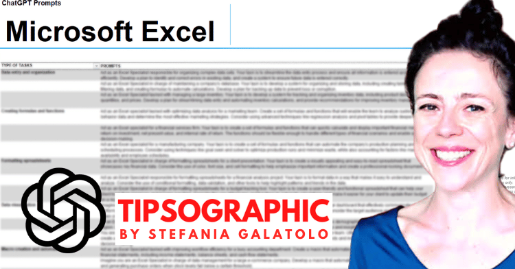chatgpt prompts excel prompt chatgpt microsoft excel stefania galatolo tipsographic